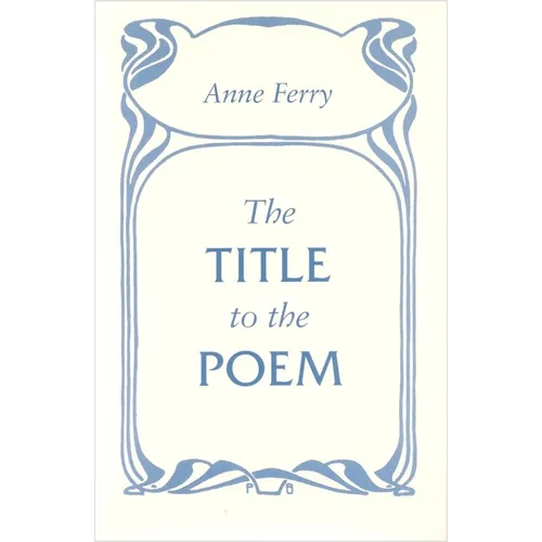 The Title to the Poem - Paperback