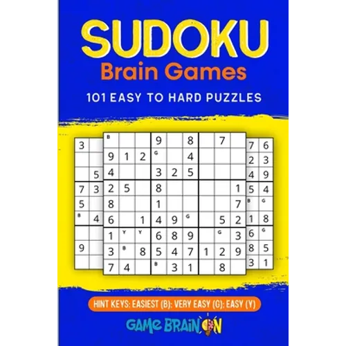 Sudoku Brain Games: 101 Easy To Hard Puzzles - Paperback