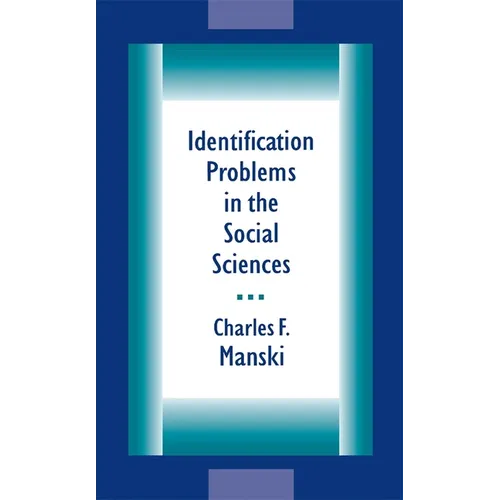 Identification Problems in the Social Sciences - Paperback