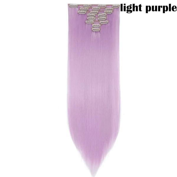 Long Straight Clip in on Hair Extensions