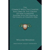 The Compact With The Charter And Laws Of The Colony Of New Plymouth: Together With The Charter Of The Council At Plymouth (1836) - Paperback