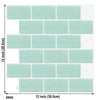 Strong Adhesive Subway Tiles Vinyl Wallpaper Peel and Stick