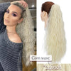 Synthetic Long Wavy Fake Ponytail Extension