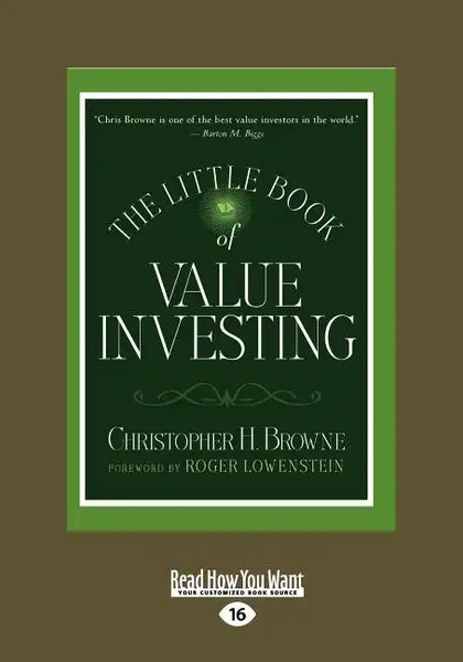 The Little Book of Value Investing (Large Print 16pt) - Paperback