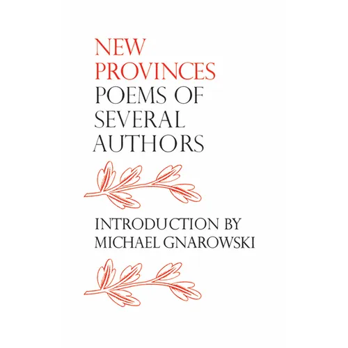 New Provinces: Poems of Several Authors - Paperback