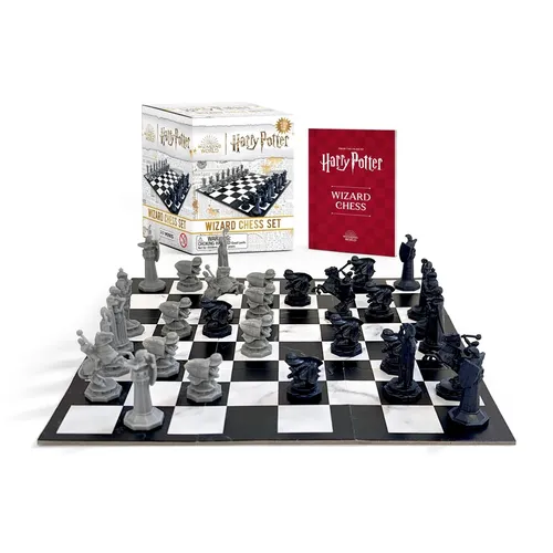Harry Potter Wizard Chess Set: Miniature Collectible Set You Can Play - Paperback