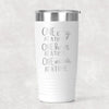 Inspirational Stainless Steel Tumbler – Double Wall Insulated 20 Ounce Cup