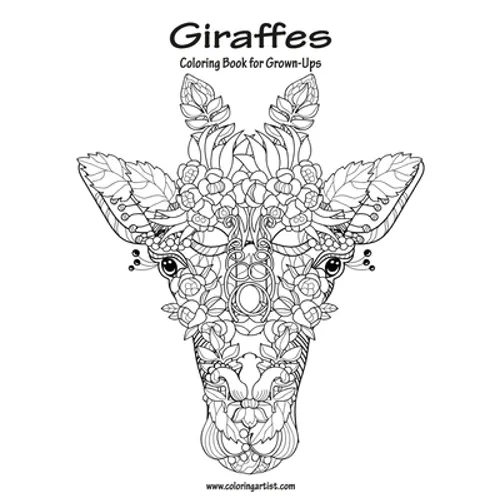 Giraffes Coloring Book for Grown-Ups 1 - Paperback