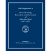 1988 Supplement To The Link Family, Antecedents and Descendants of John Jacob Link, 1417-1951. Compiled by the Descendants of John Jacob Link - Paperback