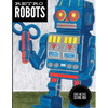 Retro Robots: Robot & Space Coloring Book: Robot Coloring Book, Space Coloring Book, Sci-Fi Coloring Book - Paperback