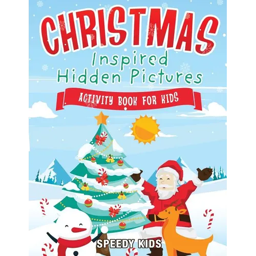 Christmas-Inspired Hidden Pictures Activity Book for Kids - Paperback
