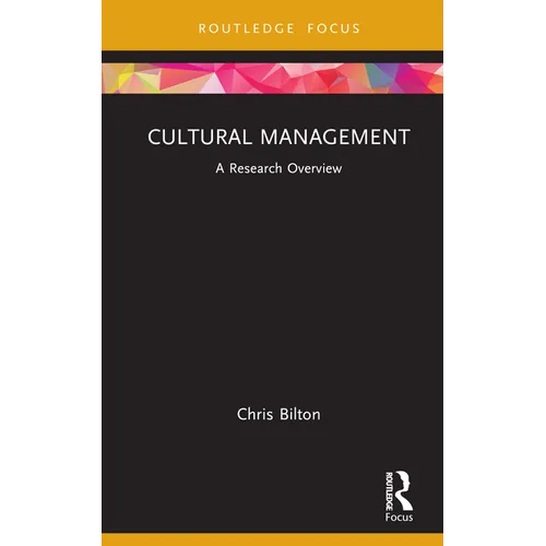 Cultural Management: A Research Overview - Hardcover