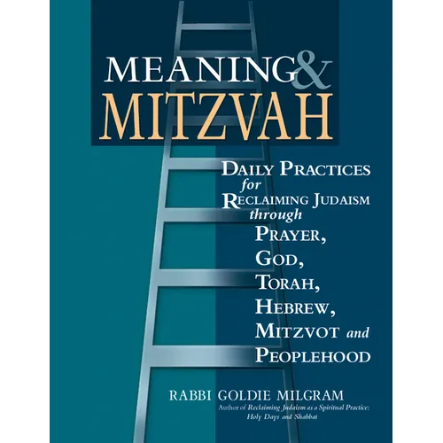 Meaning & Mitzvah: Daily Practices for Reclaiming Judaism Through Prayer, God, Torah, Hebrew, Mitzvot and Peoplehood - Paperback