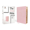 The Jesus Bible, NIV Edition, Leathersoft Over Board, Pink, Indexed, Comfort Print - Hardcover
