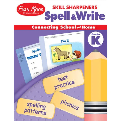 Skill Sharpeners: Spell & Write Grade K - Paperback