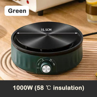 Buy 1000w-green-warm 1000W Electric Mini Coffee Heater Milk Tea Mocha Heating Stove Hot Plate Multifunctional Cooking Pot Oven Small Furnace Cooker