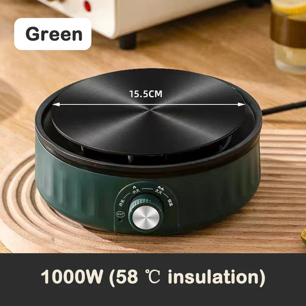 1000W Electric Mini Coffee Heater Milk Tea Mocha Heating Stove Hot Plate Multifunctional Cooking Pot Oven Small Furnace Cooker