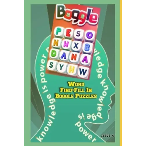 Word Find-Fill In Boggle Puzzles, Issue #1: This Classic Boggle Brain Book Is 6x9 Inches With 150 Puzzles - Paperback