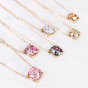 16355 - Cushion Glitter Necklace