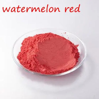 Buy watermelon-red 500g/Bag Multicolour Pearl Mica Powder Pigment Light Purple Pearlescent Pigment for Cosmetic Making.