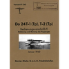DORNIER Do 24 FLYING BOAT: Factory Operating Instructions January 1942 - Paperback