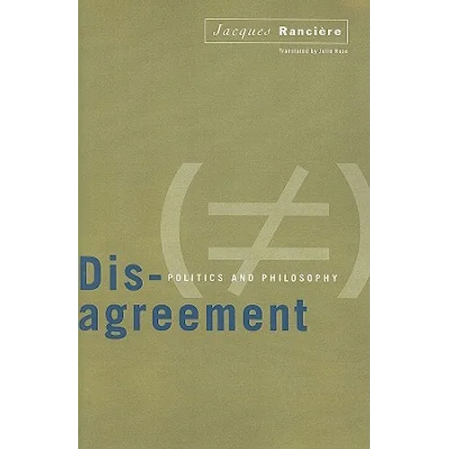 Disagreement: Politics And Philosophy - Paperback