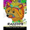 Raccoon Animals Designs For Stress Relief coloring book for adults: Designs for Inspiration & Relaxation, Stress Relieving And Relaxing Patterns - Paperback