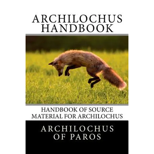 Archilochus Handbook - Paperback