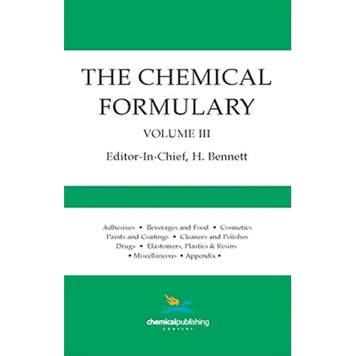 The Chemical Formulary, Volume 3 - Paperback