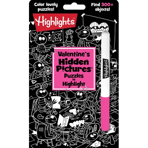 Valentine's Hidden Pictures Puzzles to Highlight: Valentines Book for Kids 6 and Up - Paperback