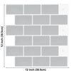 Strong Adhesive Subway Tiles Vinyl Wallpaper Peel and Stick