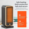 500W Portable Ceramic Space Heater with Safety Tip-Over Protection – Square Design