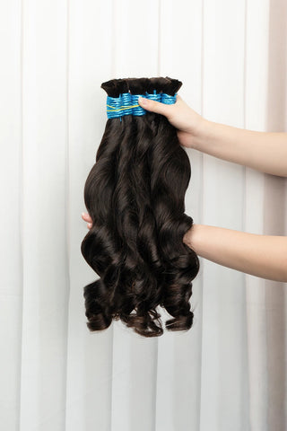 Buy body-wave 100% Human Hair Bulk Extension Virgin Human Hair Deep Curly 10A Bulk Hair Weaving for Braiding Unprocessed 18-30inches No Weft