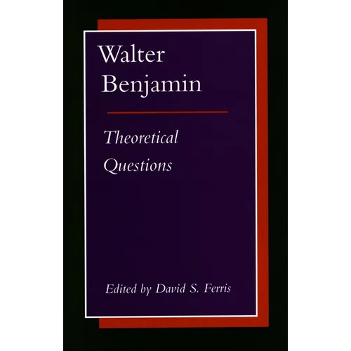 Walter Benjamin: Theoretical Questions - Paperback