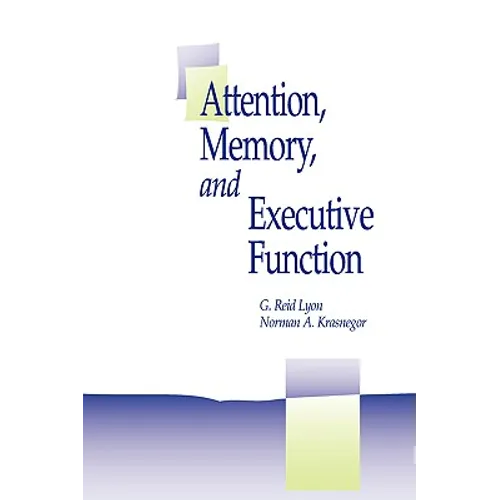 Attention, Memory, and Executive Function - Paperback