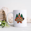 Funny Bigfoot Coffee Mug – Camping Humor Mug With Humorous Coffee Quote