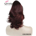 12" Dual Use Curly Styled Clip in Claw Ponytail Hair Extension Synthetic Hairpiece 125g With a Jaw/Claw Clip