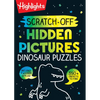 Scratch-Off Hidden Pictures Dinosaur Puzzles: Scratch-Off Hidden Pictures Dinosaur Puzzles (Highlights Scratch-Off Activity Books) 64-Page Dinosaur Ac - Spiral