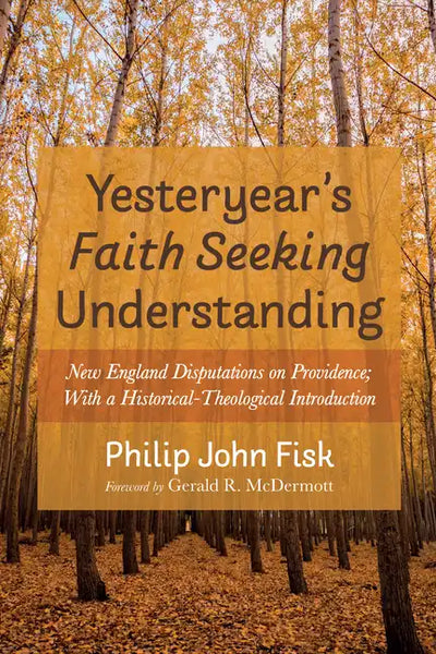 Yesteryear's Faith Seeking Understanding: New England Disputations on Providence; With a Historical-Theological Introduction - Hardcover