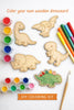 Wood Dinosaur Kit – Laser Cut Wood Craft Set of 5 | Kids Painting Activity