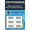 Cryptograms: 200 Encrypted Quotes From Literature and Lyrics - Paperback