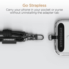 HyperGear TECHcessories Black Braided Rope Universal Crossbody Phone Strap