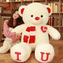 100cm Plush Toy Teddy Bear Giant  T Shirt Soft Stuffed Animals Pillow Dolls Grilfriend Kids Wife Birthday Valentines Day Decor