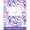 Adult Coloring Journal: Al-Anon (Mandala Illustrations, Purple Bubbles) - Paperback