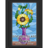 Stained Glass Flower Coloring Books: 50 Coloring Pages of Stained Glass Flower, Garden, Butterfly and Bird Illustration Stress Relieving Activity Book - Paperback