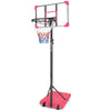 Kids Basketball Hoop Adjustable 5.6-7ft with Wheels
