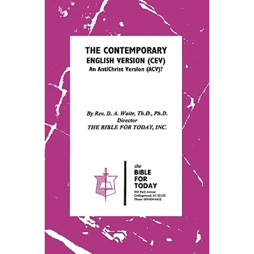 The Contemporary English Version (CEV) - Paperback