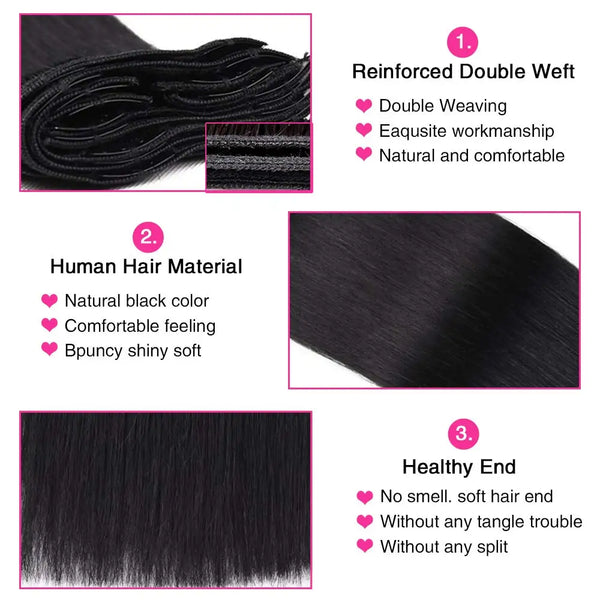 Straight Clip in Extensions