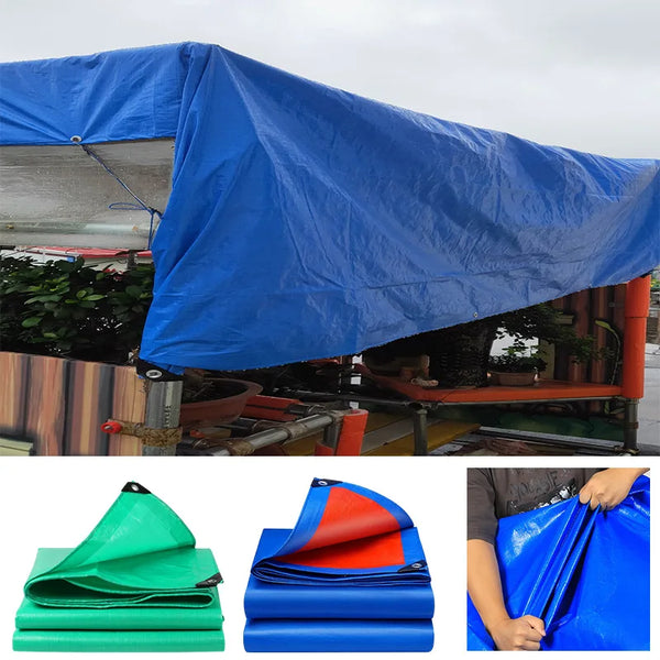 PE Rainproof Canvas Camping Tarp