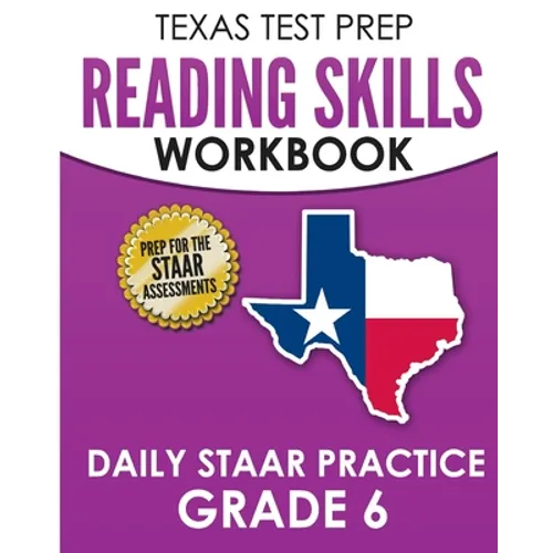 TEXAS TEST PREP Reading Skills Workbook Daily STAAR Practice Grade 6: Preparation for the STAAR Reading Tests - Paperback